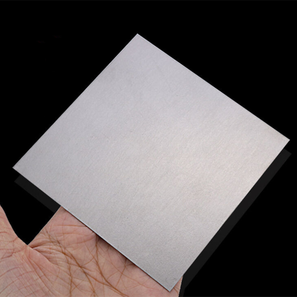 W≥99.99% High Purity Tungsten Sheet Foil Plate , 0.05mm - 8mm Thick ,100 x 100mm