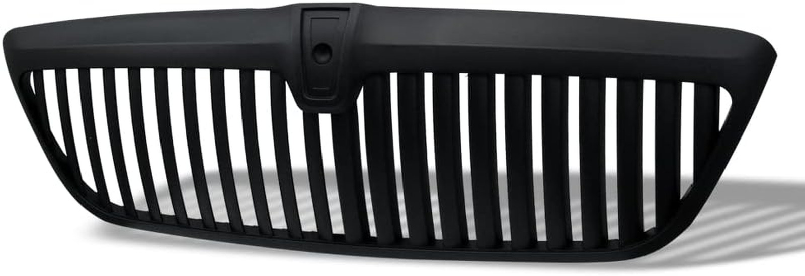 Black Vertical Front Hood Bumper Grill Grille ABS for 98-02 Lincoln Navigator