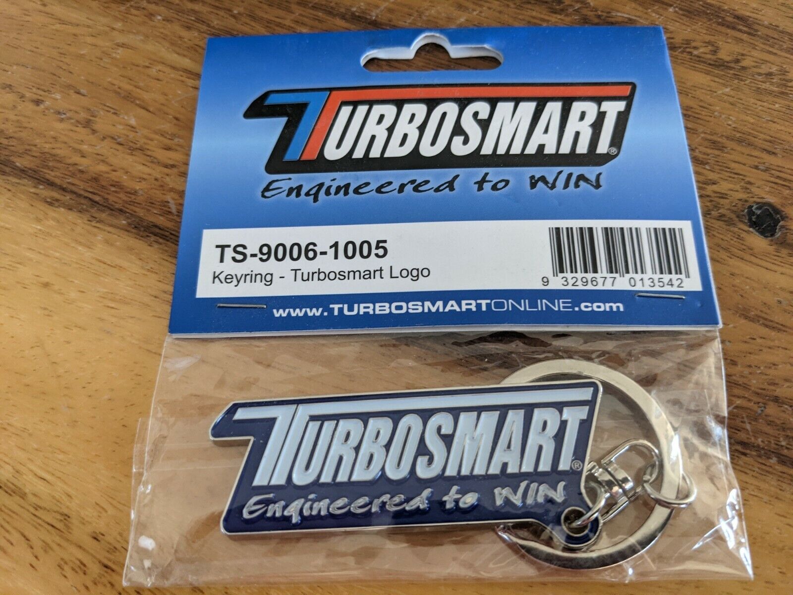 Turbosmart Keychain -White/Blue Logo- TS-9006-1005