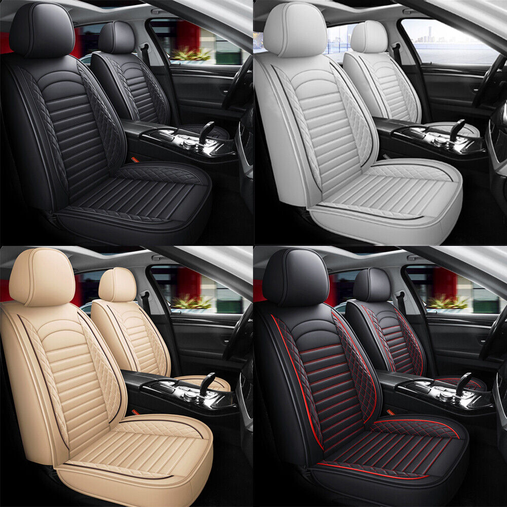 Faux Leather Car Seat Cover Full Set For Honda Accord/Civic/CR-V/Clarity/Insight