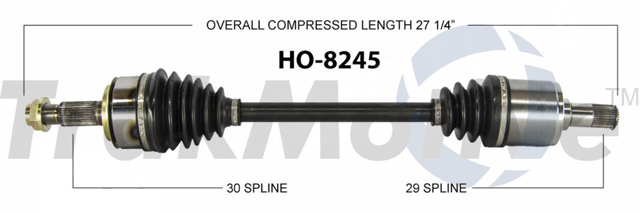 CV Axle Shaft Front Left SurTrack HO-8245 fits 08-12 Honda Accord