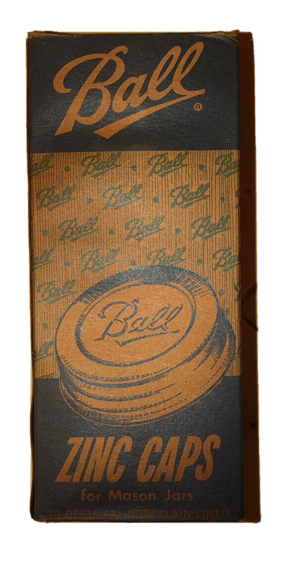 1975 *Empty Box Only* Ball Zinc Capa for Mason Jars