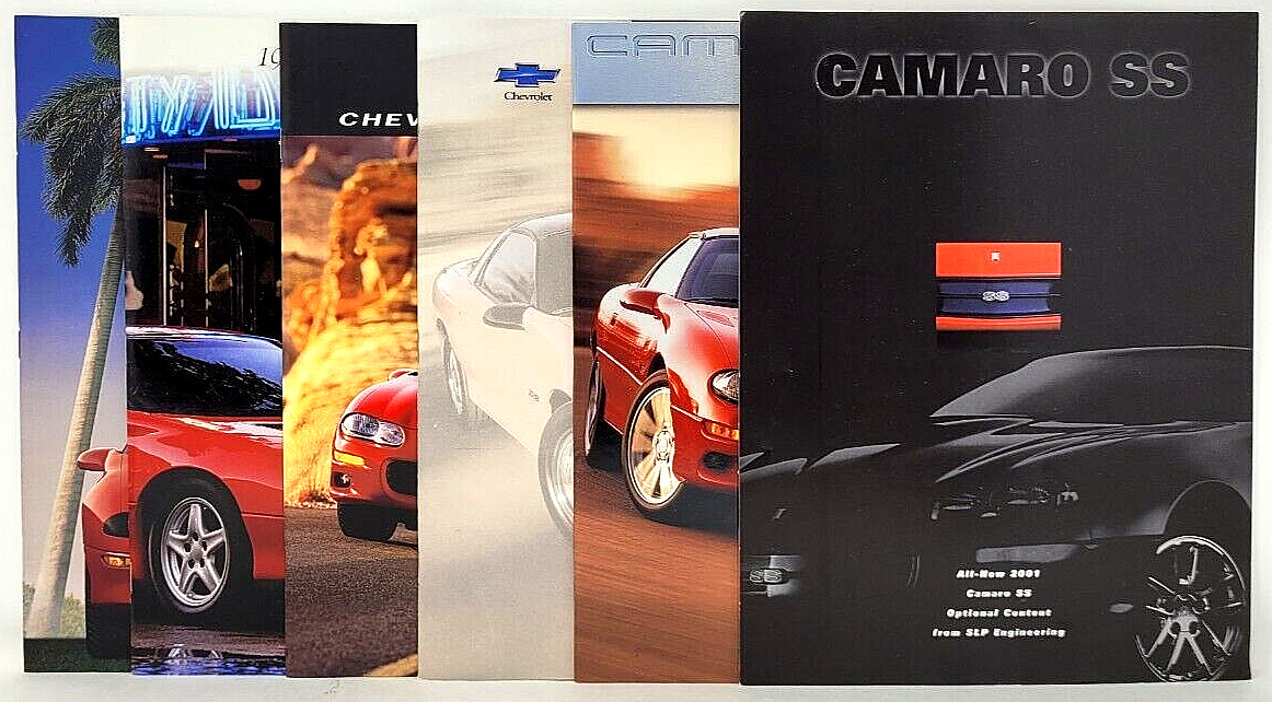 1996 1997 1998 1999 2000 Chevy Camaro Chevrolet Brochure Showroom Catalog Guides