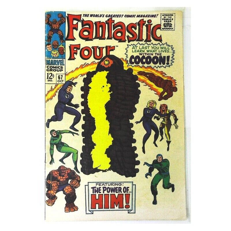 Fantastic Four (1961 series) #67 in Fine minus condition. Marvel comics [v}
