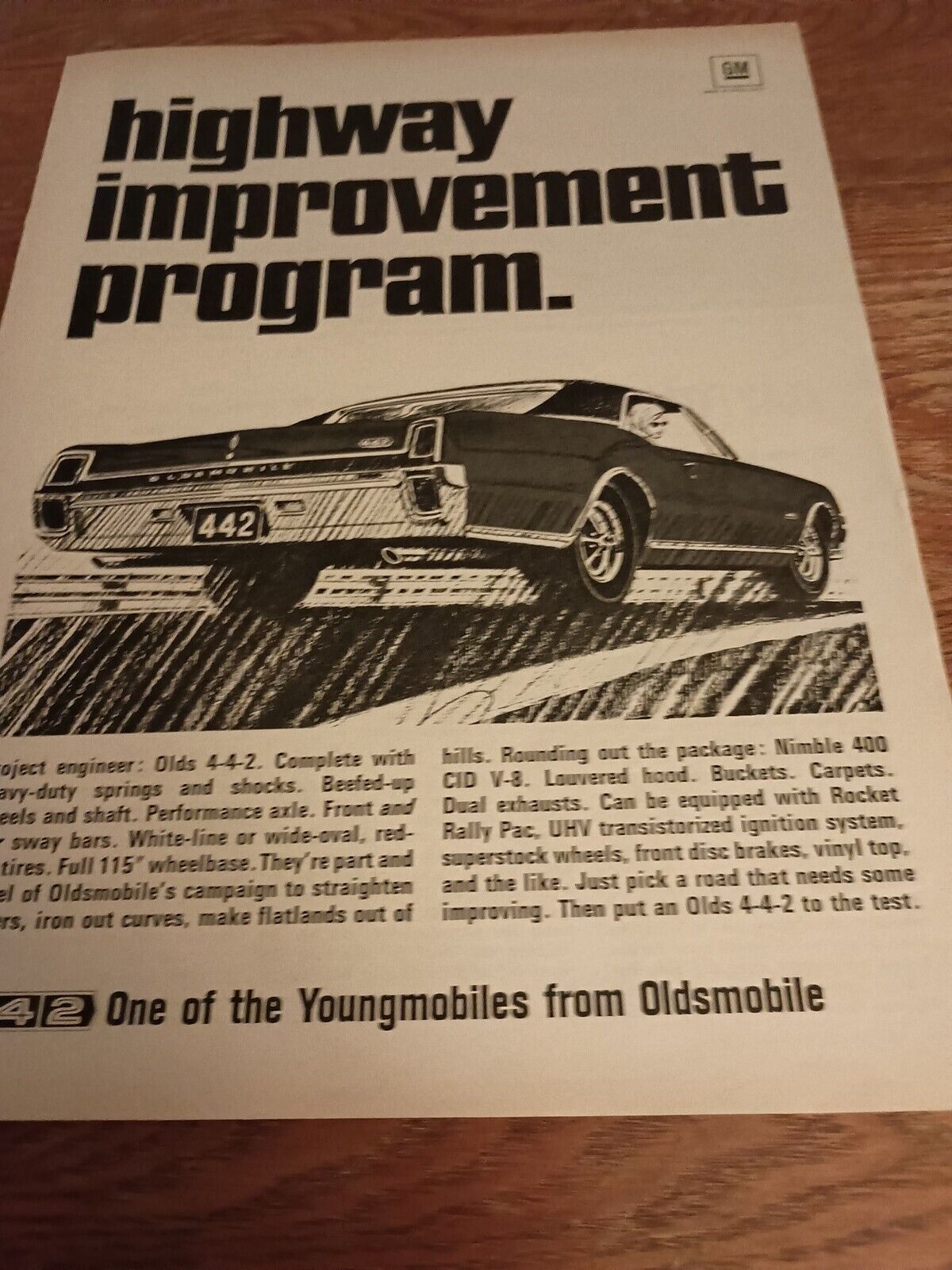 1967 442 Oldsmobile Magazine Ad
