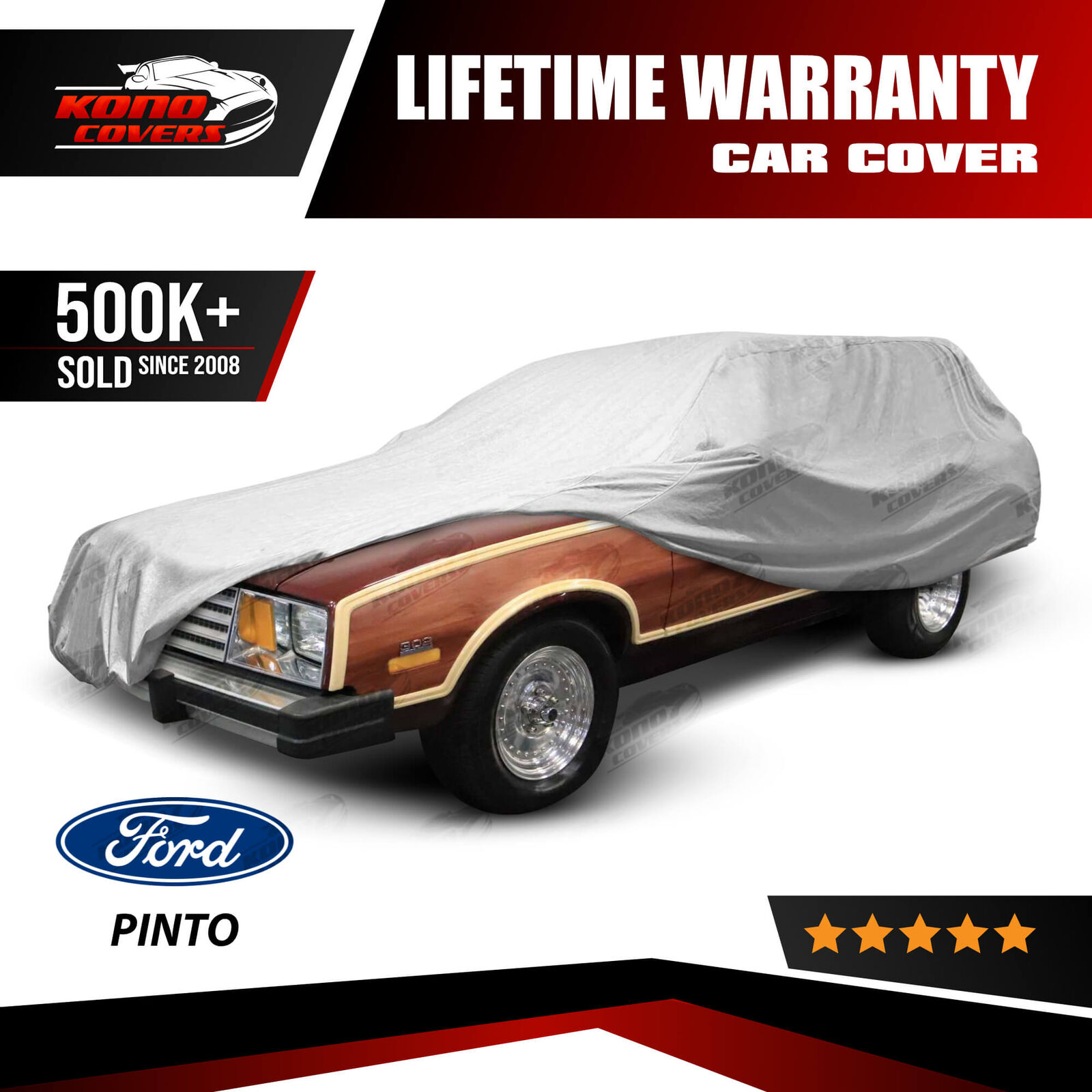 Ford Pinto Wagon 5 Layer Waterproof Car Cover 1975 1976 1977 1978 1979 1980