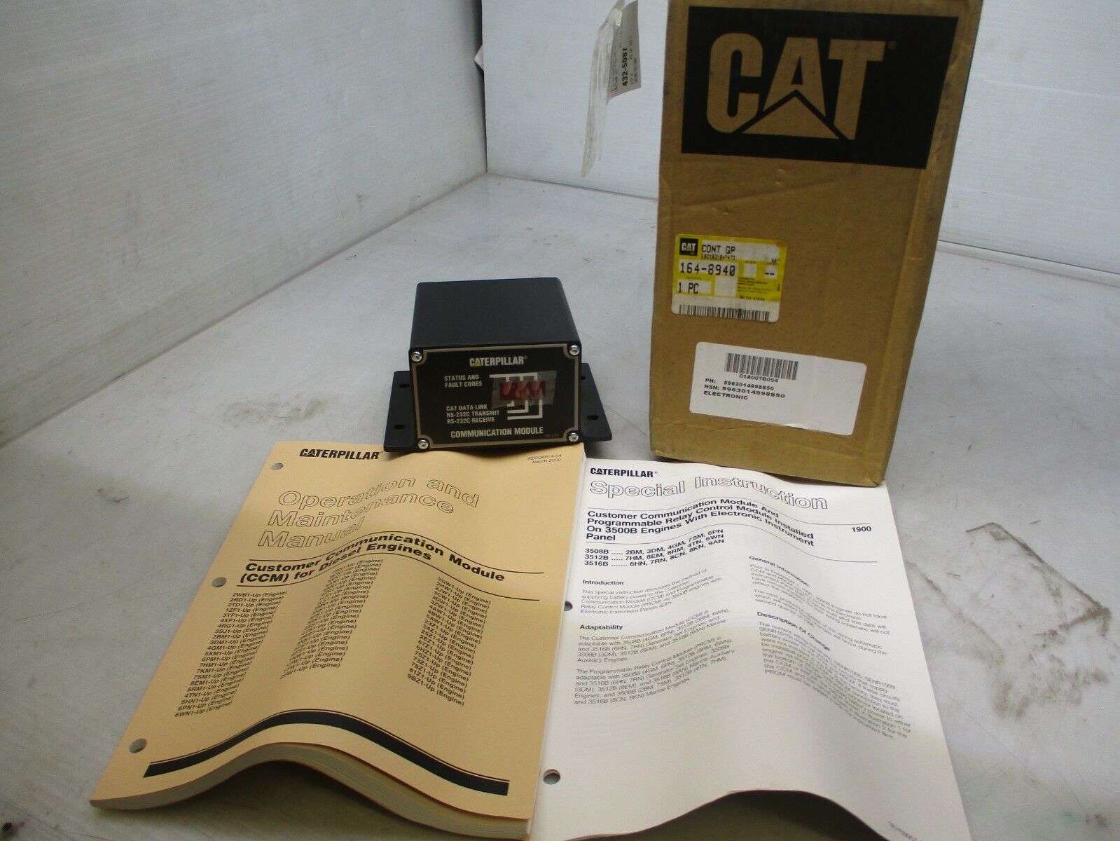 GENUINE CATERPILLAR ELECTRONIC MODULE 164-8940 Cat 1648940