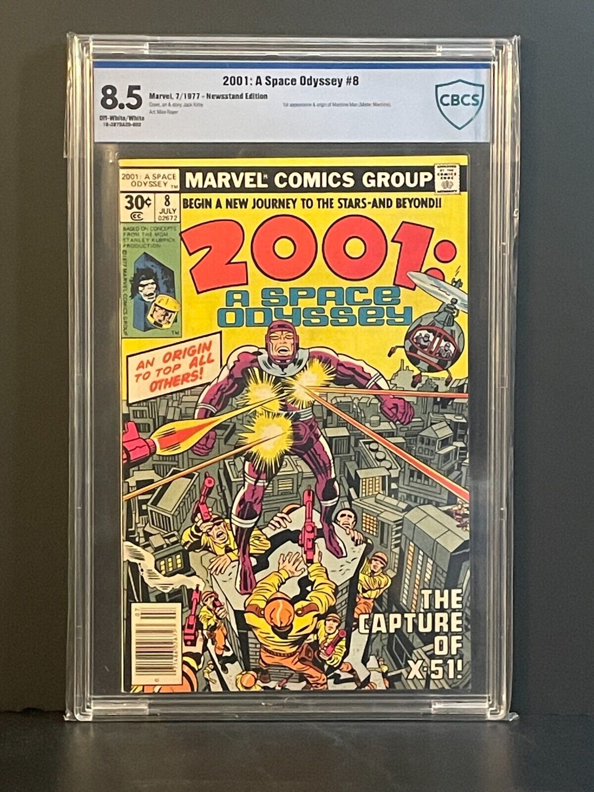 2001: A Space Odyssey #8 CBCS 8.5 1st appearance of X-51 Machine Man Kirby 1977