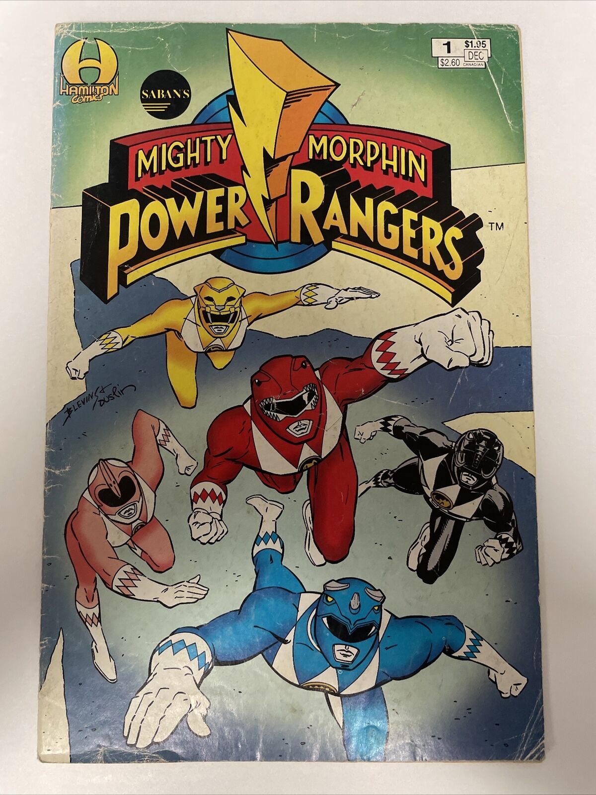 MIGHTY MORPHIN POWER RANGERS #1 (HAMILTON COMICS 1994) 1ST APPEARANCE