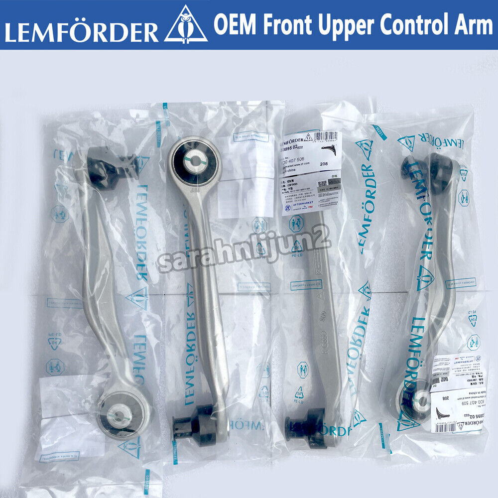 Front Upper Control Arms Kit Set of 4 OEM Lemforder for Audi A4 A6 S4 VW Passat