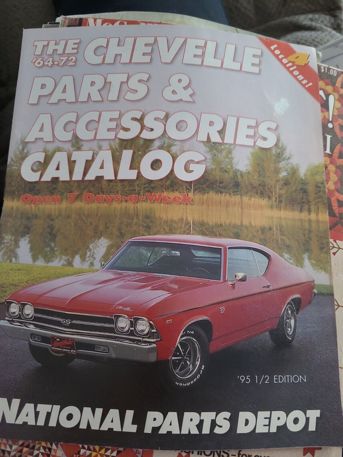 Vintage Chevelle 64-72 National Parts Depot Catalog Magazine Chevrolet Chevy EUC