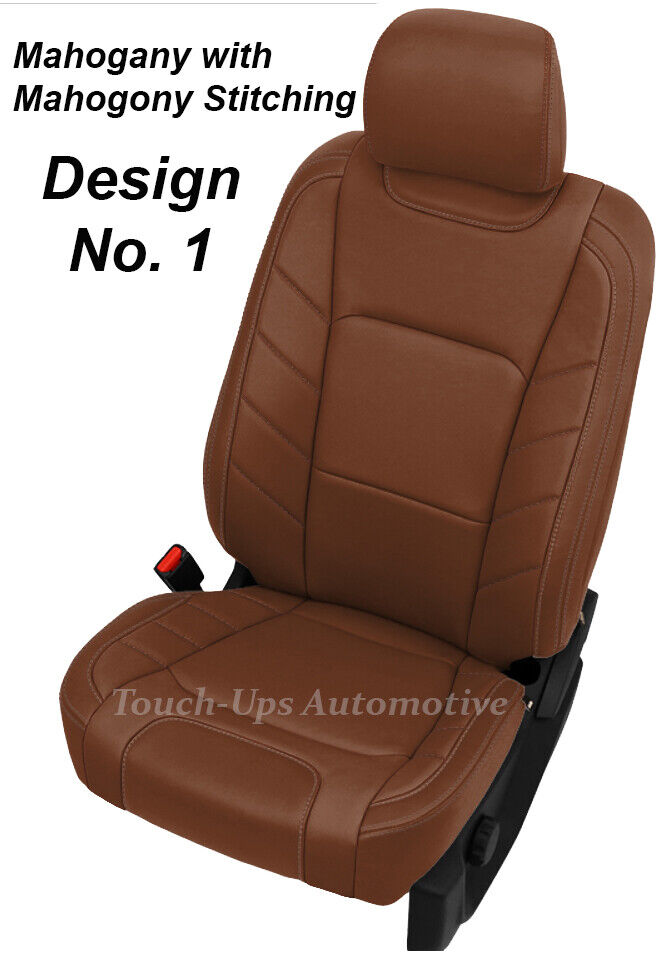  KATZKIN Leather Seat Covers 2015-2020 Ford F-150 SuperCREW XLT Mahogany Limited