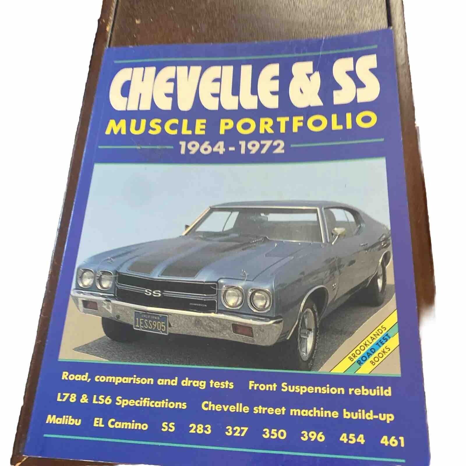 1964-1972 chevelle muscle portfolio car books in nice shape used