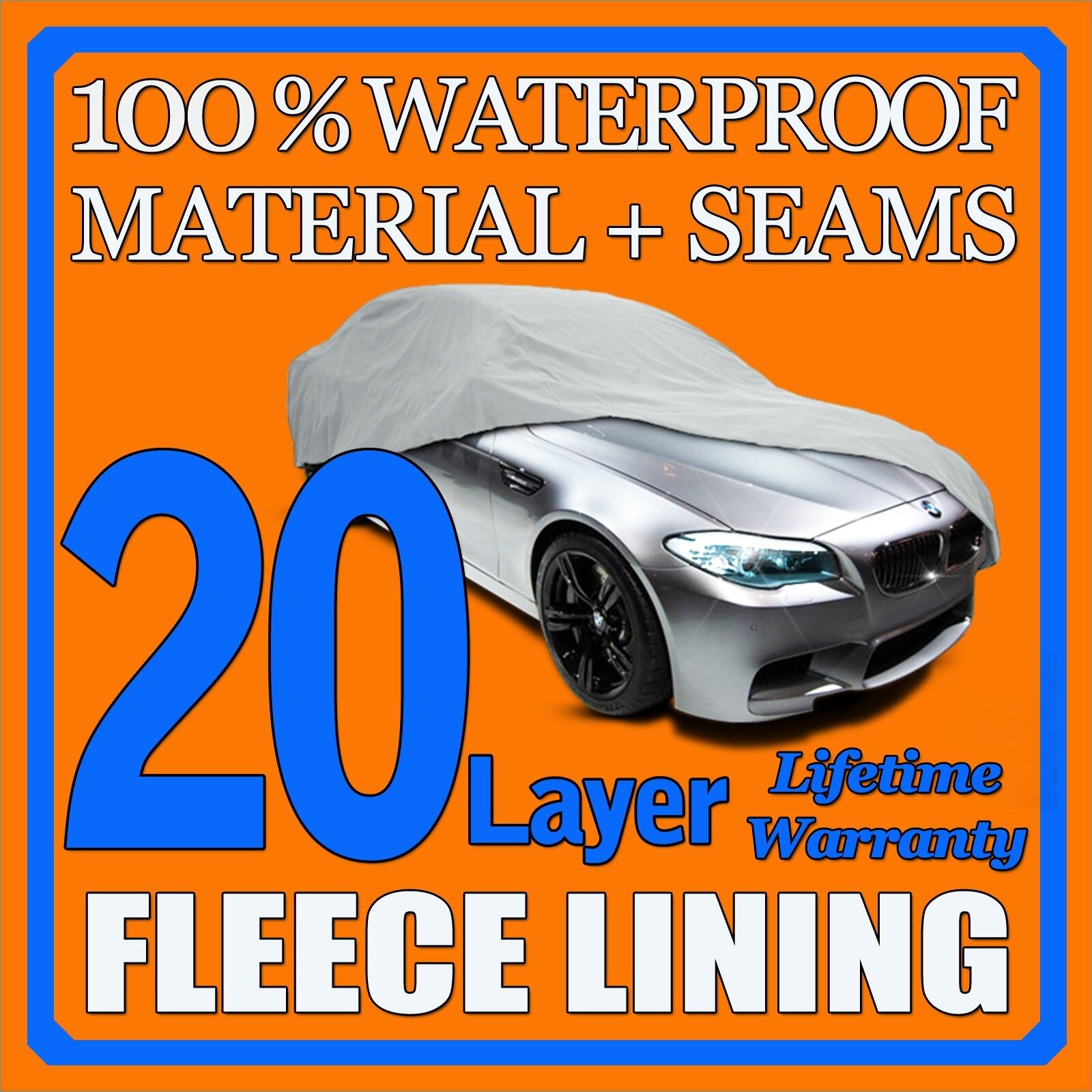 20 Layer SUV Cover Waterproof Layers Outdoor Indoor Car Truck Sei117