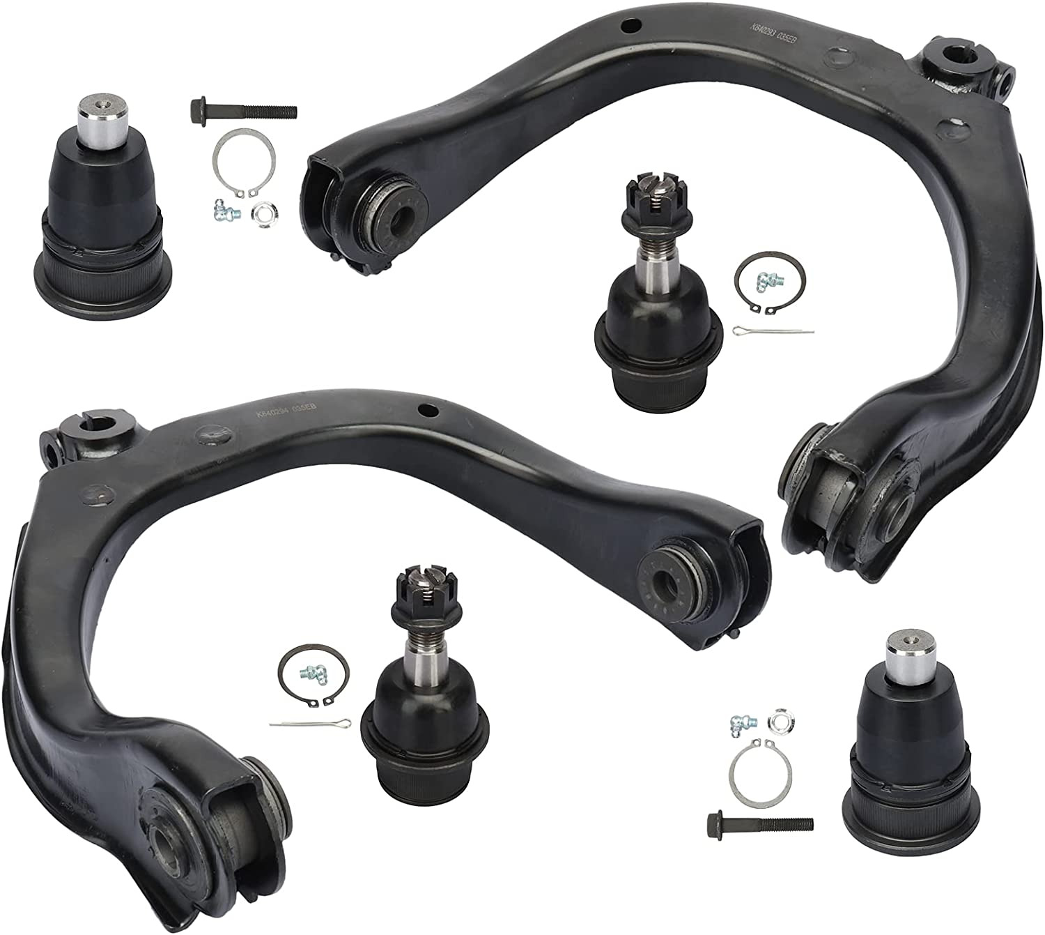 Front Upper Control Arms Upper & Lower Ball Joints for 2002 2003 2004 2005 2006 