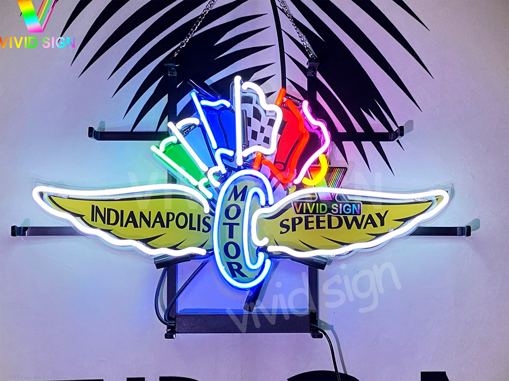 Indianapolis Motor Speedway Light Lamp Neon Sign With HD Vivid Printing 24\