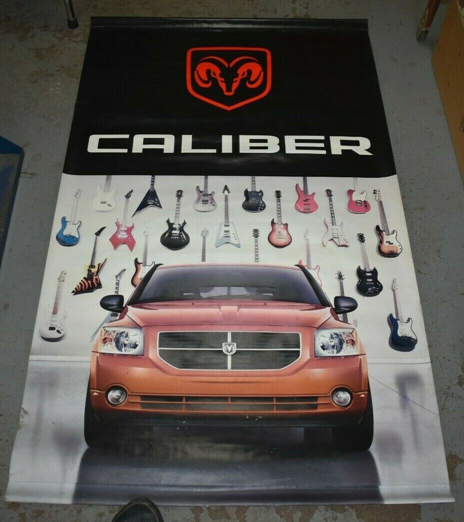 2007-2012 Dodge Caliber Showroom Hanging Banner Advertisement Display 3\' X 5\'