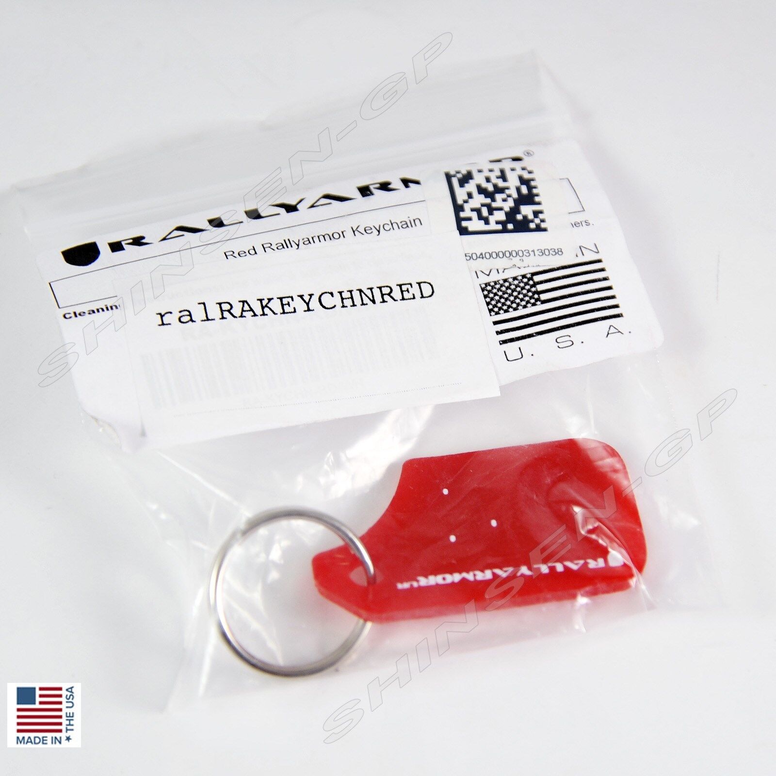 Rally Armor Mini UR RED Color Mud Flap Keychain