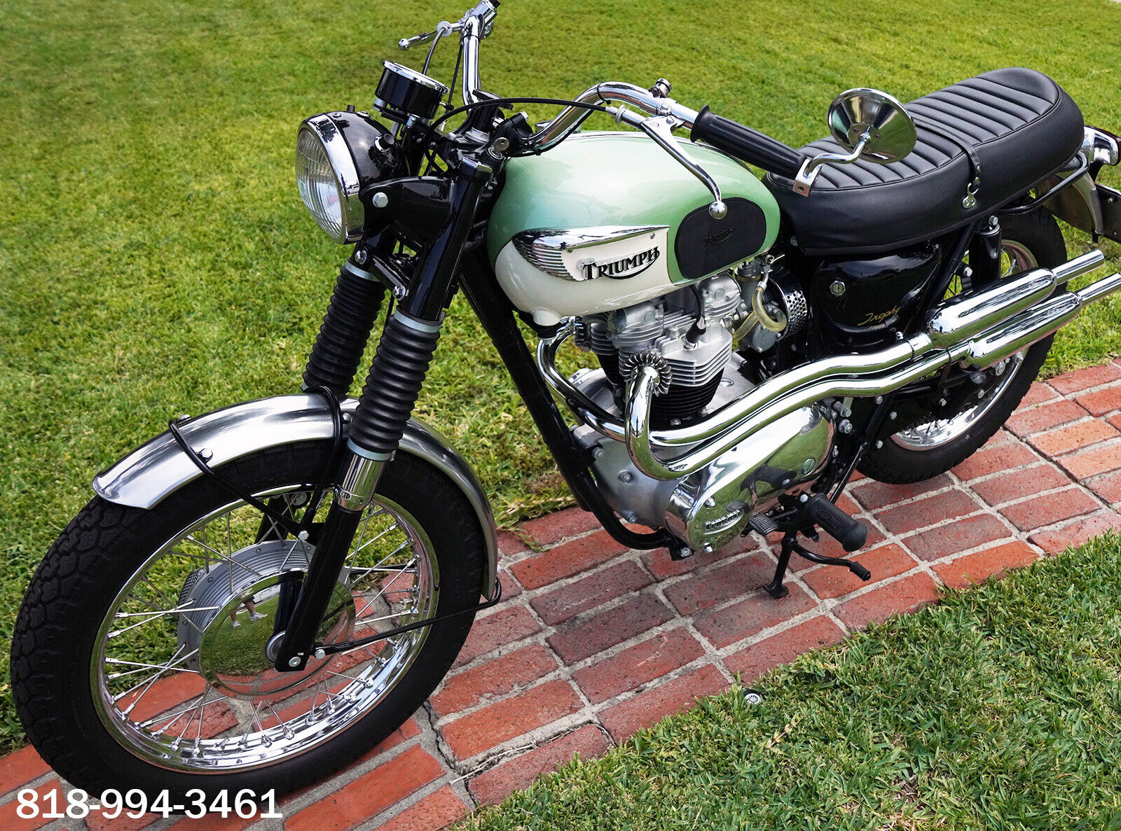 1967 Triumph TR6C Trophy Special Frame-Up Fully Restored Motorcycle Walt Riddle