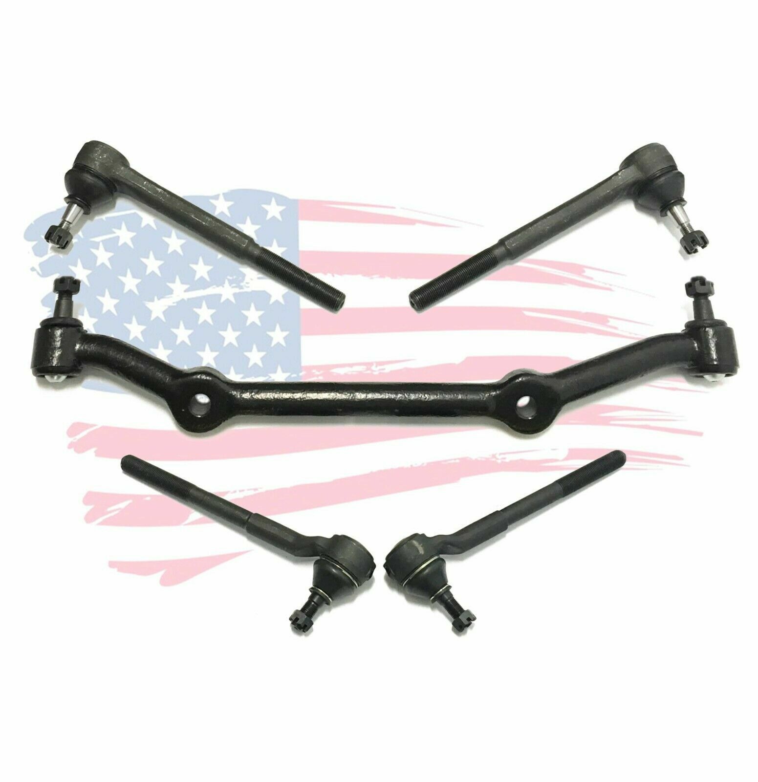 5 Pc Steering Kit for Chevrolet Blazer S10 GMC Jimmy S15 Tie Rod End Center Link
