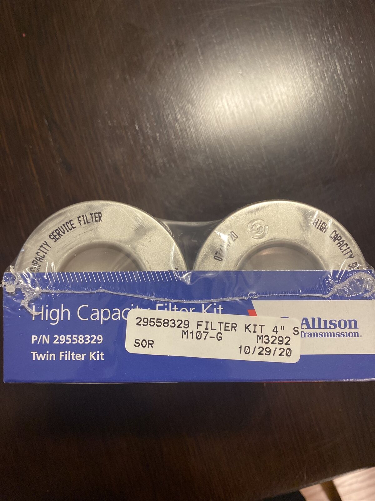 Genuine Allison 29558329 High Capacity Twin Filter Kit