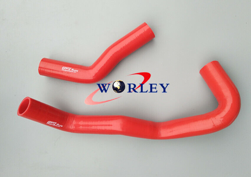 RED RADIATOR SILICONE HOSE LN65 LN60 LN61 FOR TOYOTA HILUX 2.4L DIESEL