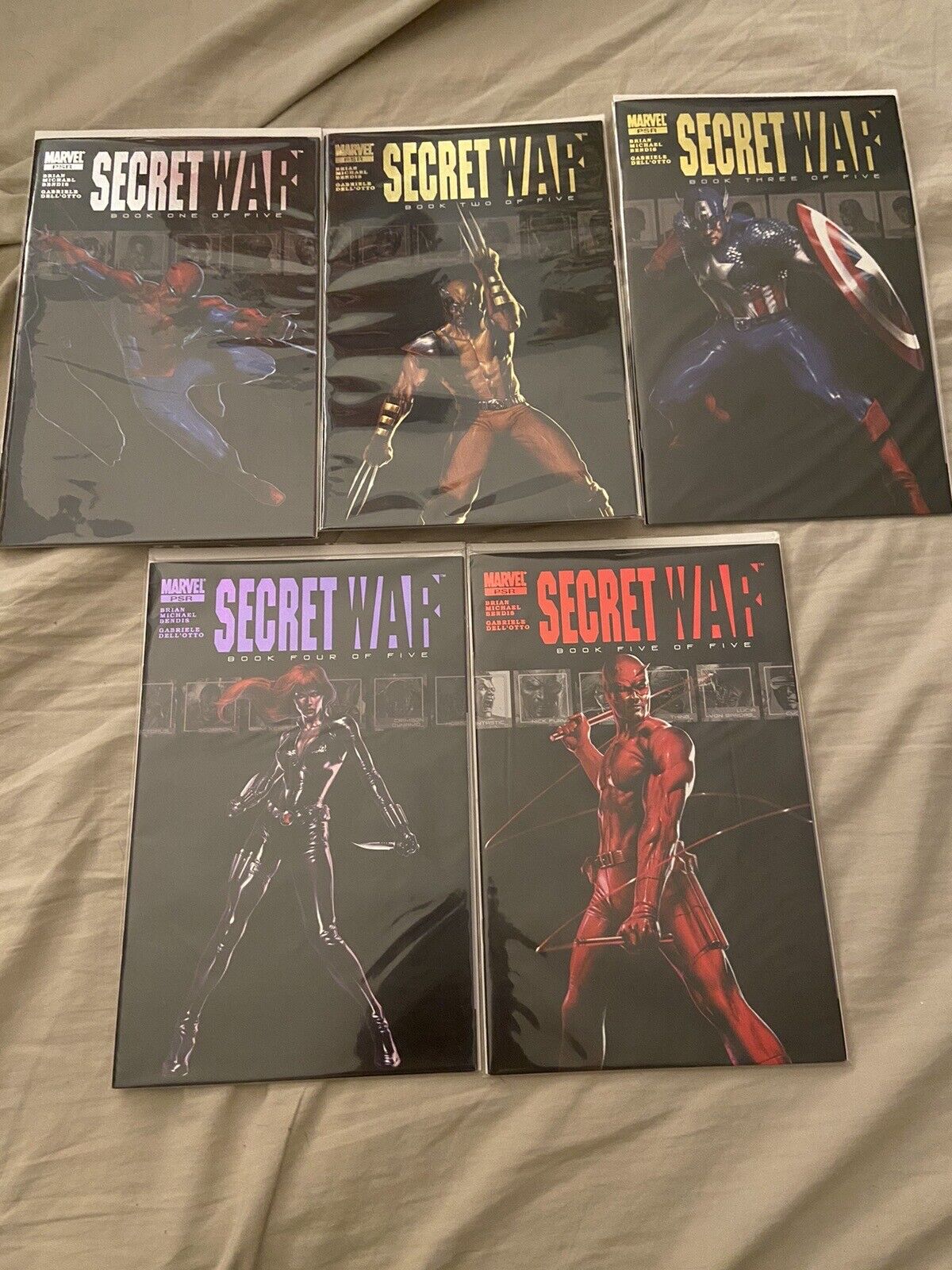 Secret War #1-5 Complete Set (2004-2005) Marvel Comics 