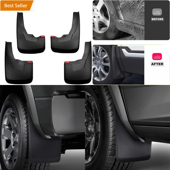 - Front & Rear Mud Guards | Fits 2019 - 2024 Ram 1500 (New Body Style) with OEM