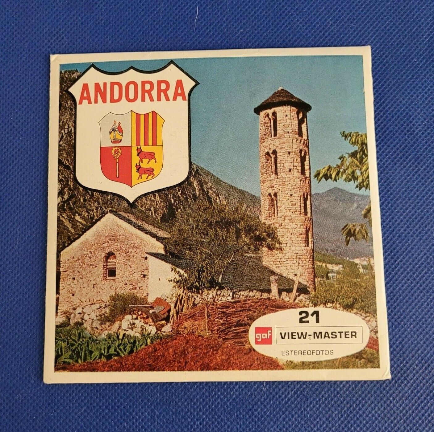 Vintage Gaf C235 S Andorra view-master Minty Reels 3 Reel Set Spanish