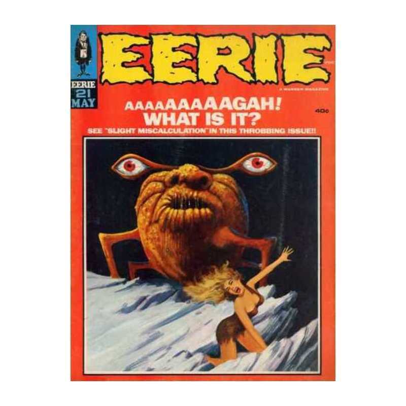 Eerie (1965 series) #21 in Very Fine minus condition. Warren comics [h{