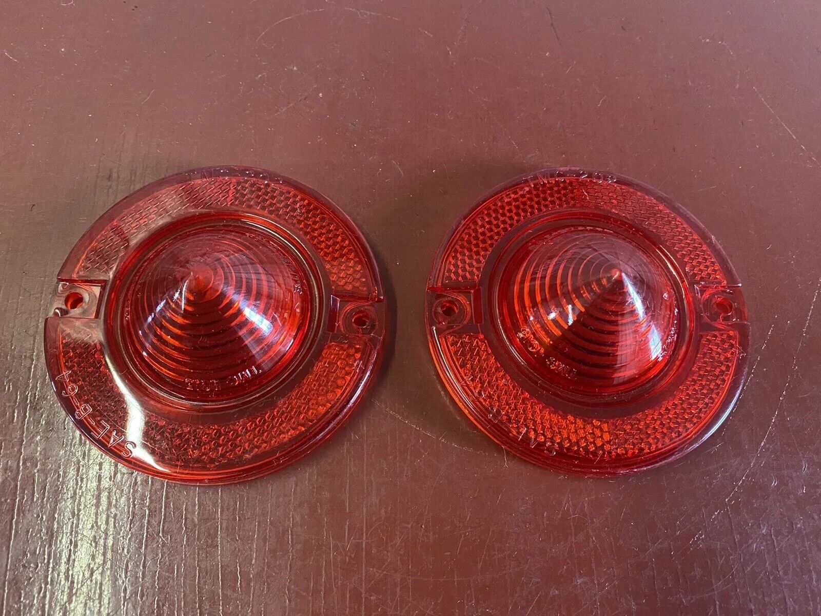 GLO-BRITE TAIL LIGHT LENS PAIR FOR 1964 CHEVROLET CORVAIR NORS