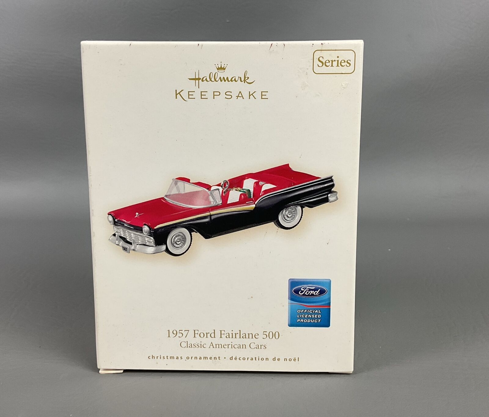 Hallmark Keepsake Christmas Ornament 1957 Ford Fairlane 500 Classic American Car