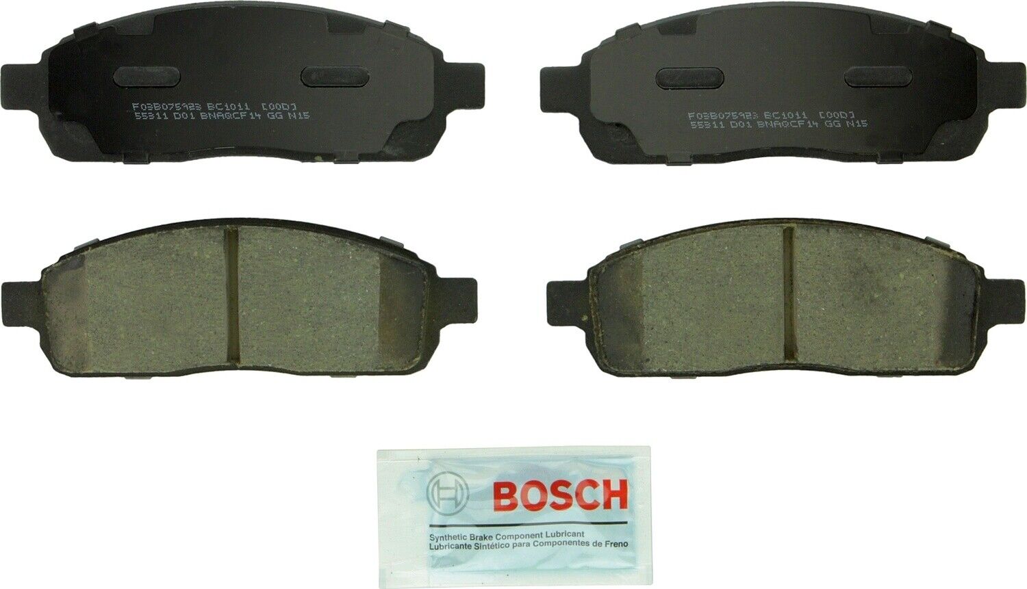 Disc Brake Pad Set-Quietcast Ceramic Pads with Hardware Front Bosch BC1011