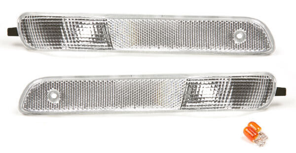 fits 1997-1999 Saturn S-Series SC1 SC2 Clear Front Side Park Lights PAIR