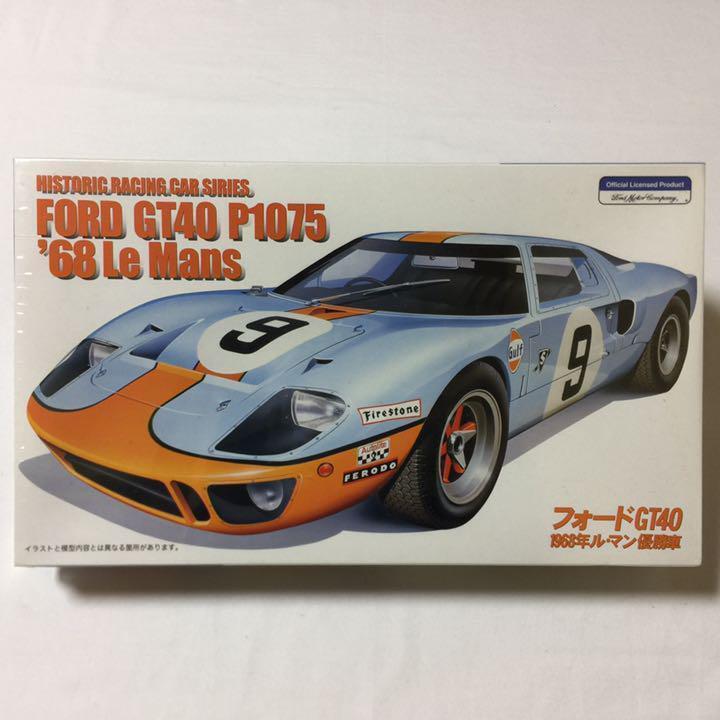 Fujimi 1/24 Ford Gt40P 1075 1968 Le Mans Winning Car