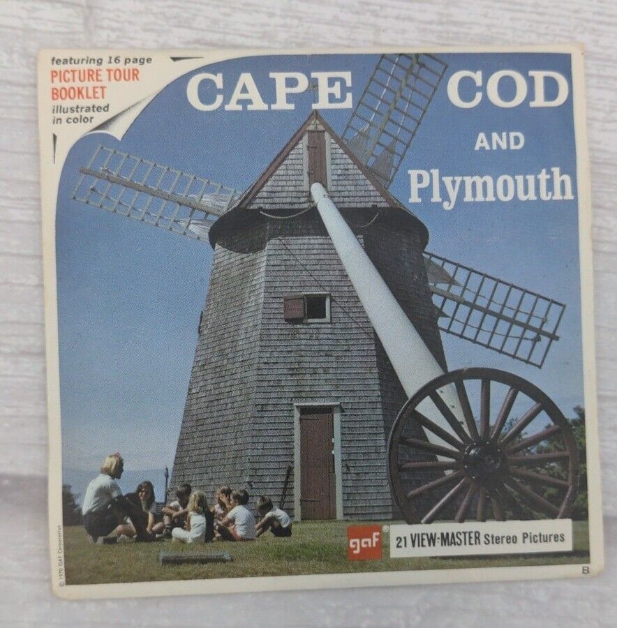 Cape Cod and Plymouth View-Master Pack A 727, 1970