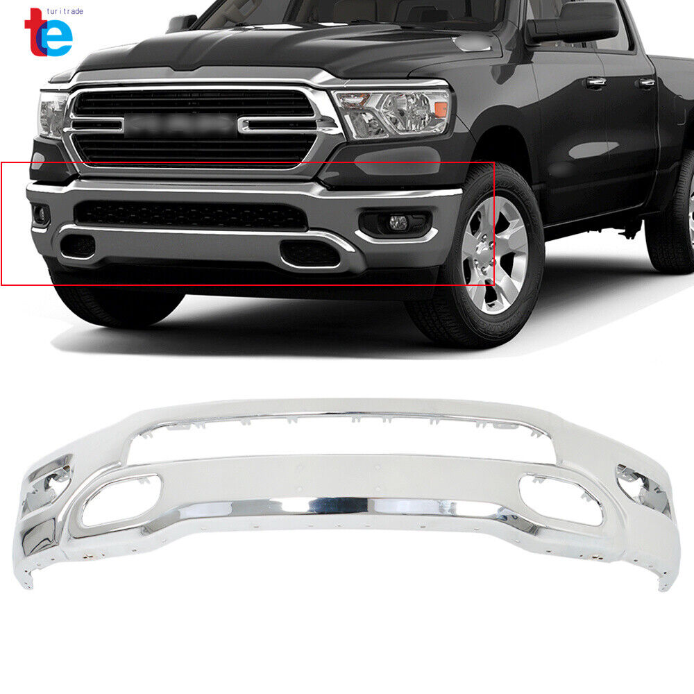 Fit For 2019 2020 2021 2022 2023 Ram 1500 Pickup Chrome Front Bumper Face Bar