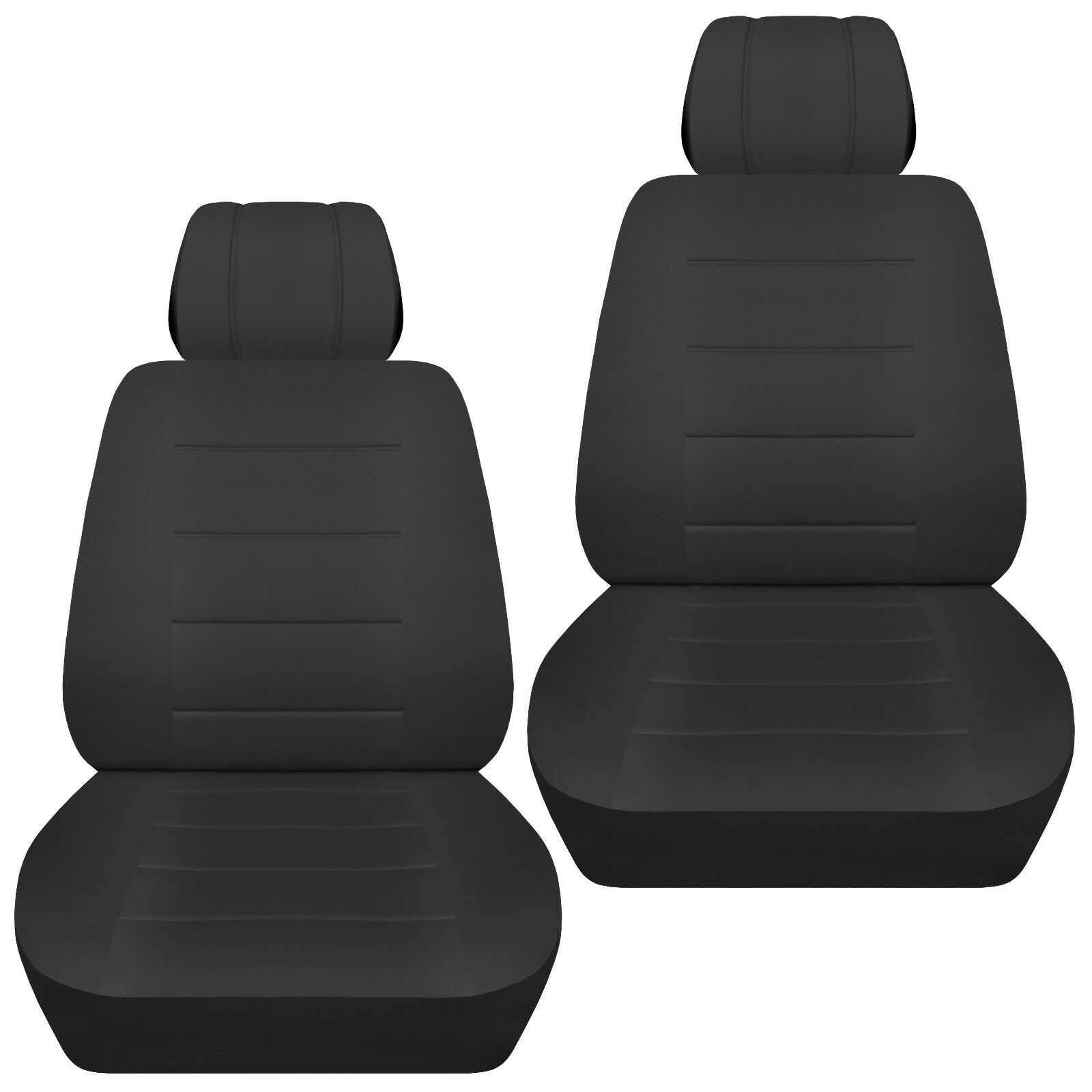Front set car seat covers fits Chevy Equinox  2005-2020   solid charcoal