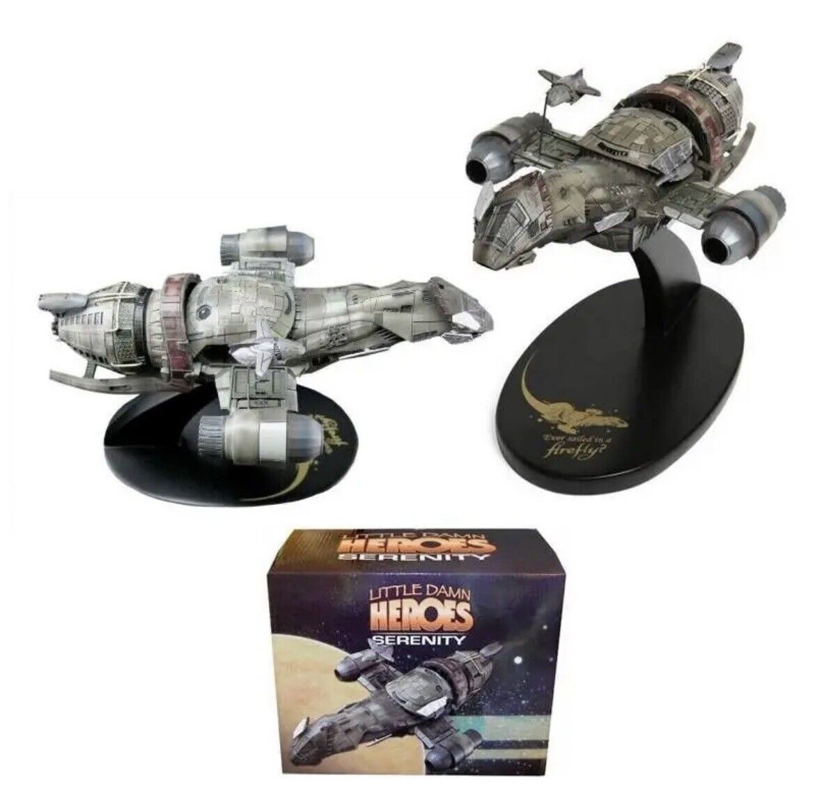 QMx Serenity - Little Damn Heroes Space Ship Maquette - Firefly/Serenity Statue