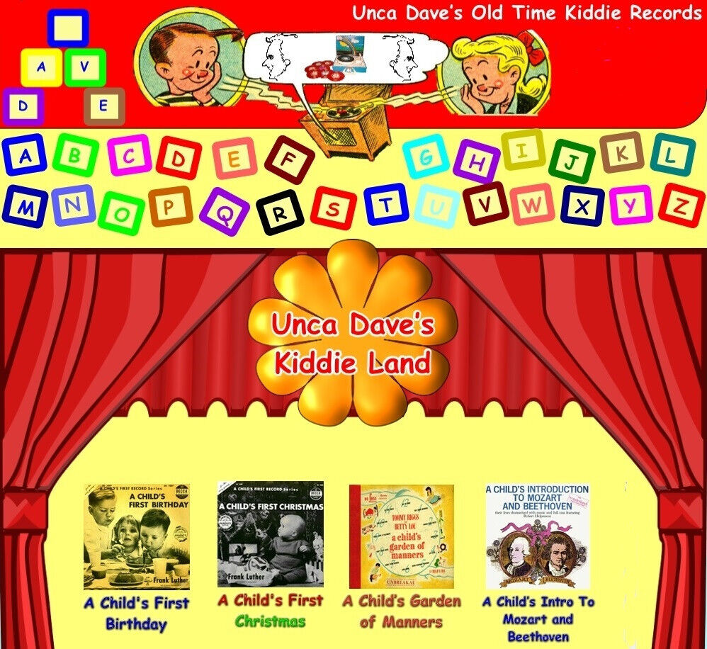 Old Time Children's Record Collection in Digital - 1,000+ Completely Restored