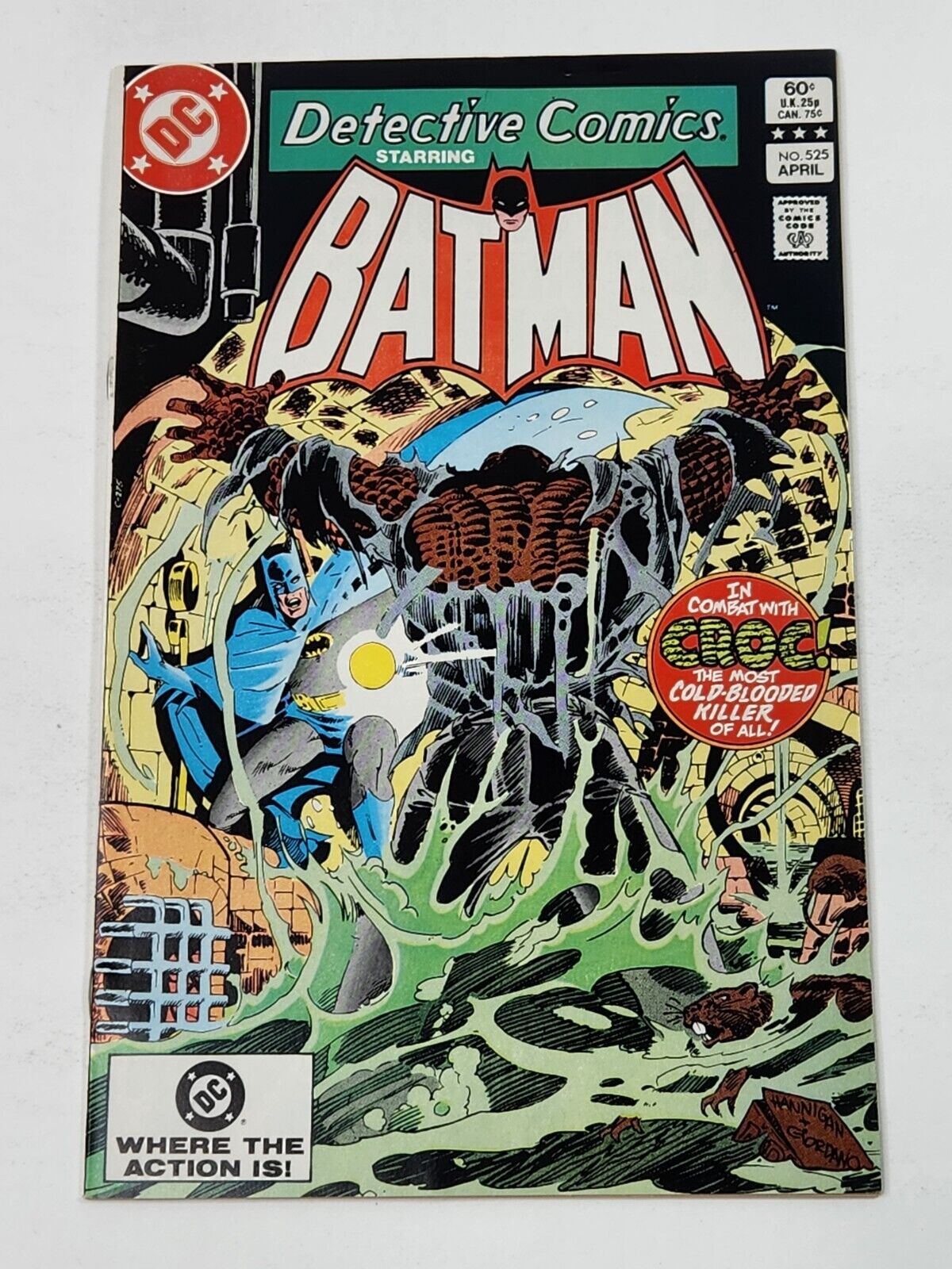 Detective Comics 525 DIRECT 3rd Full App Killer Croc 1st Full Jason Todd 1983