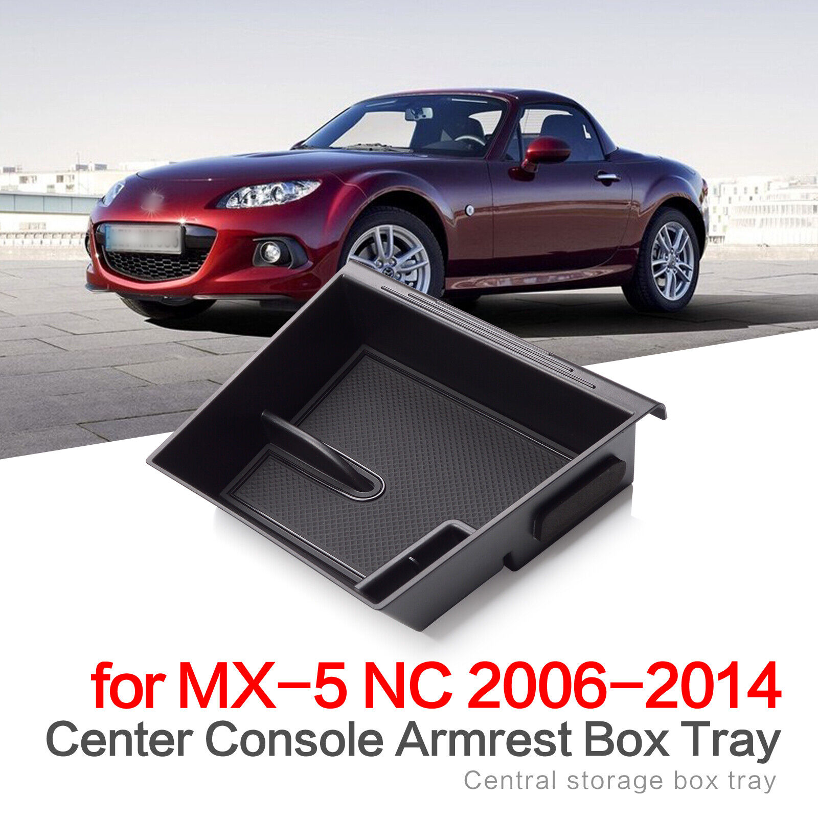 Armrest Center Console Storage Box for Mazda MX-5 2006 - 2014 MX5 MIATA Roadster