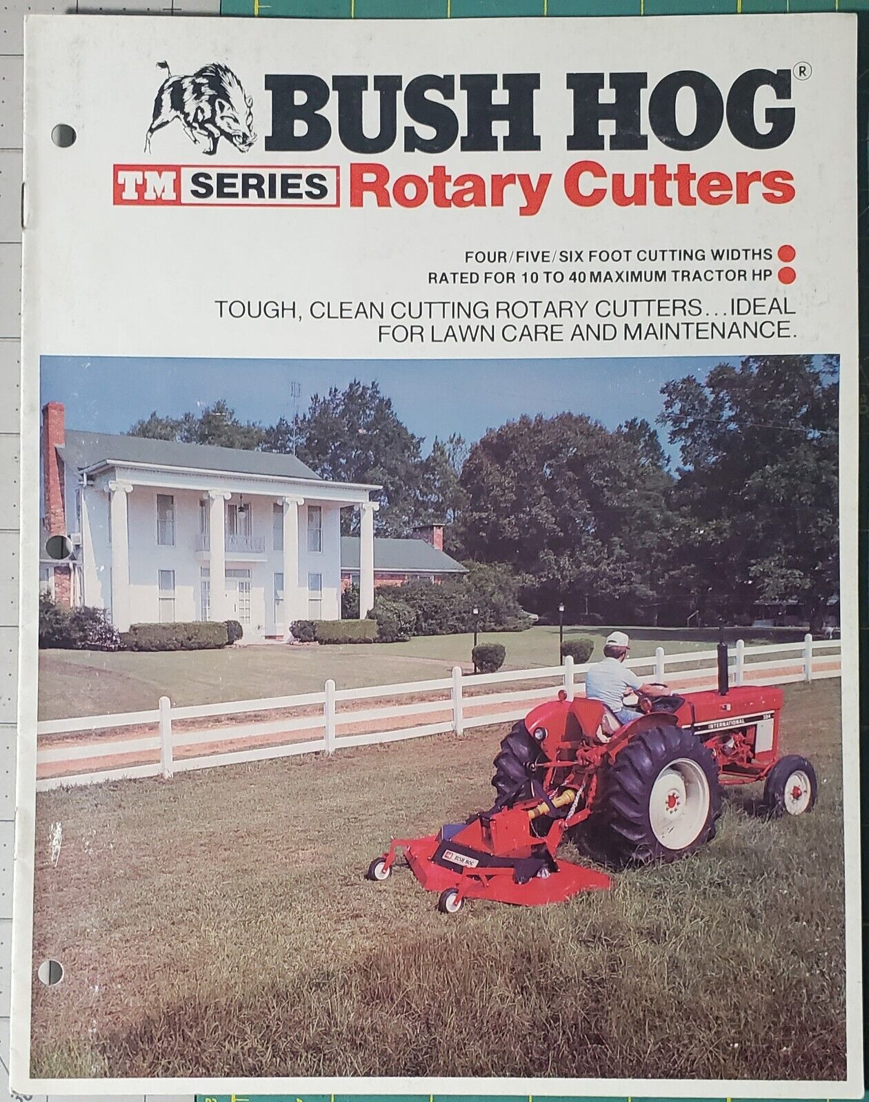 Bush Hog Tractor Powered TM Series Rotary Cutters Brochure