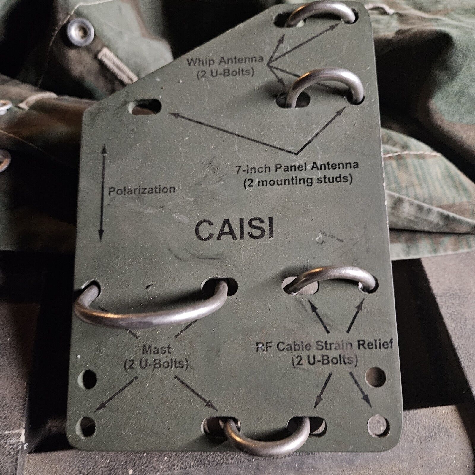  CAISI Antenna Bracket, for Military Radio Antenna Setup