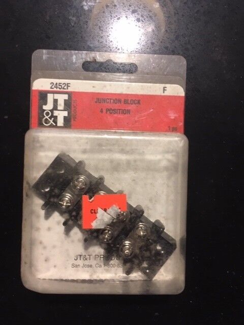 NOS JT&T Products part no. 2452F Junction Block 4 position FREE FAST SHIPPING
