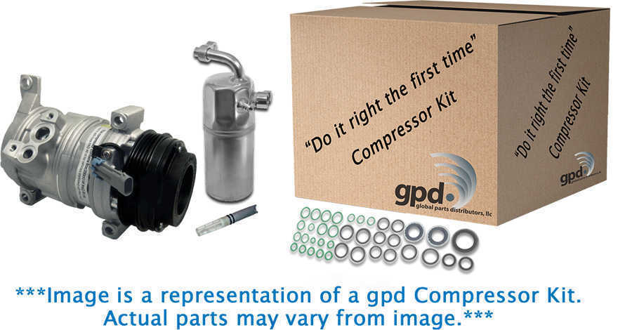 A/C Compressor Kit Global 9642766 fits 04-05 VW Phaeton 4.2L-V8