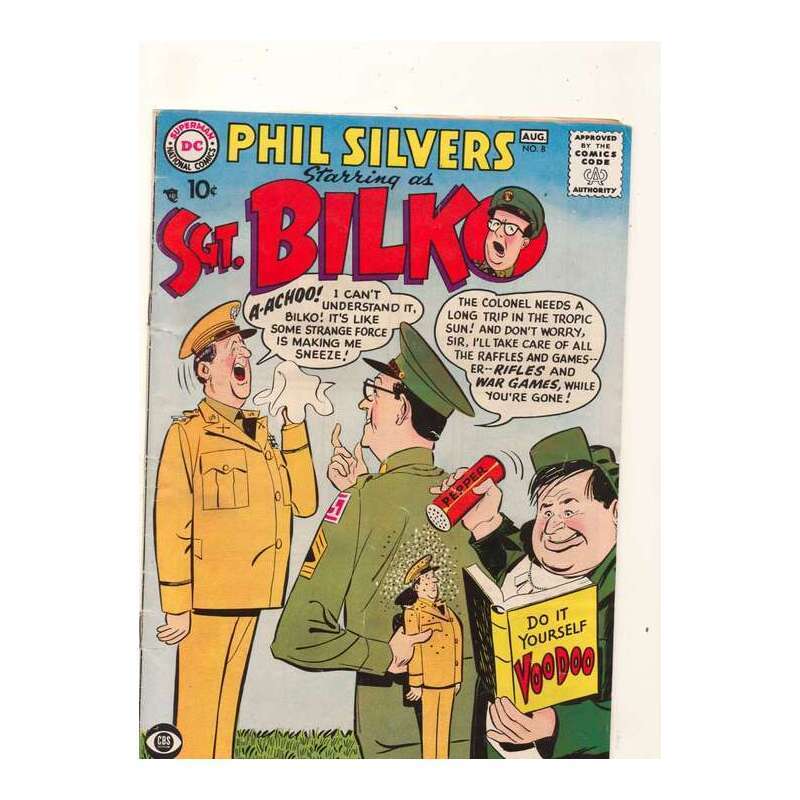 Sergeant Bilko (1957 series) #8 in Fine condition. DC comics [h%