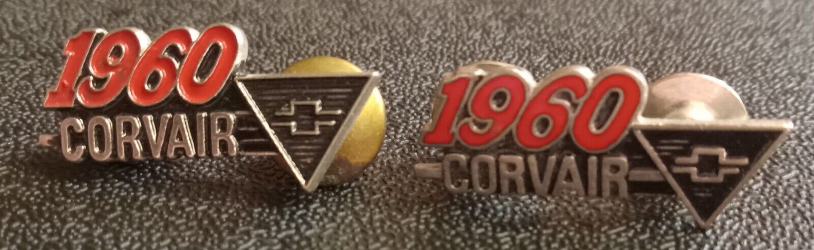 Vintage 1960 Corvair Pins - Lot Of 2 Excellent Condition Chevrolet
