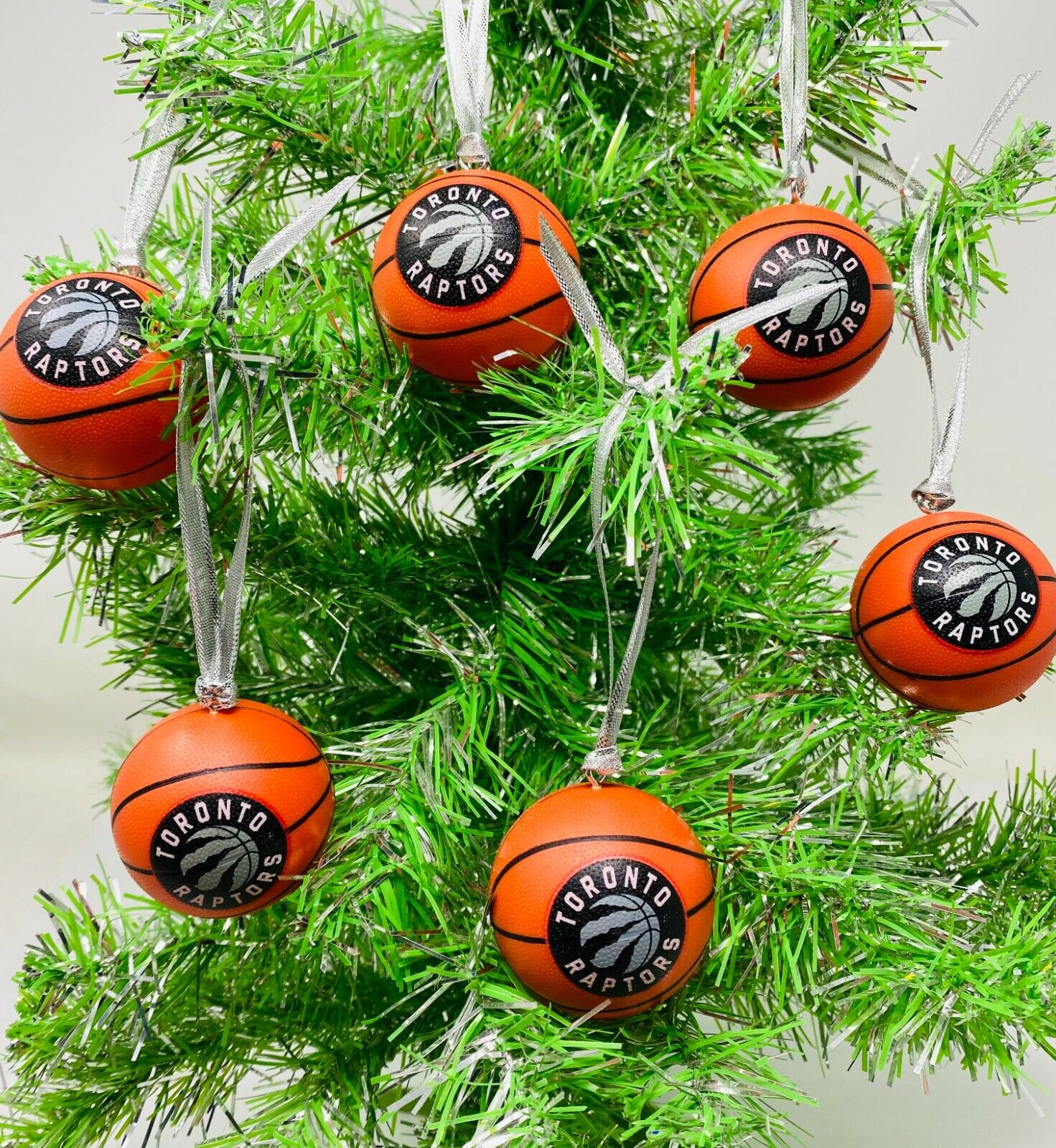 Toronto Raptors NBA Basketball Christmas Ornaments 6 pc 2\