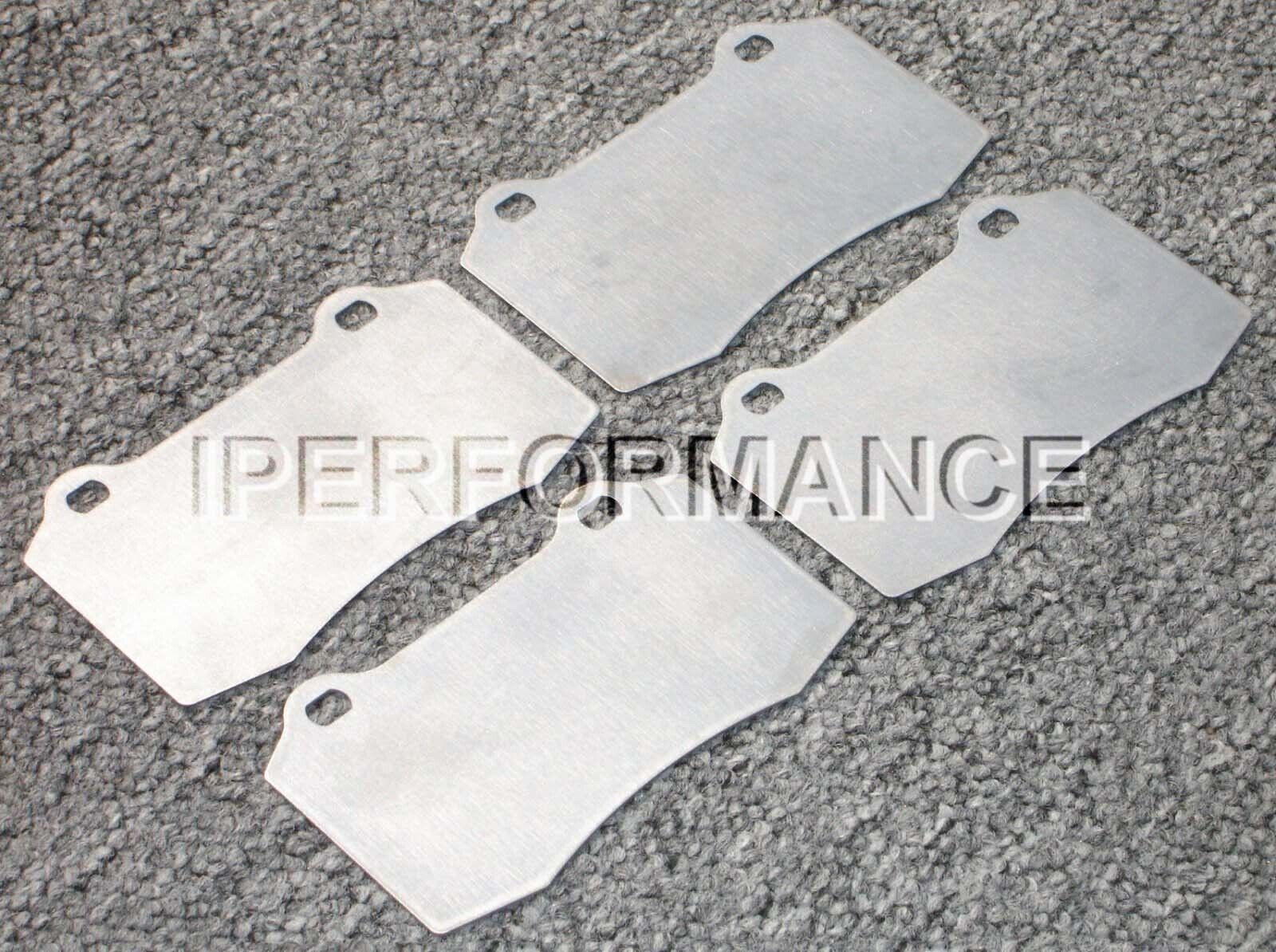 Titanium Brake Pad Shim Heat Shield Set for Ford FPV Falcon GT GTP 03- Bre 4P Rr